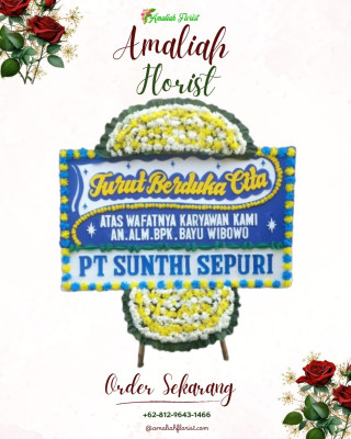 Papan Bunga Duka di Cinanjung